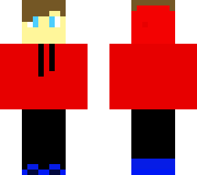 red hoodie boy