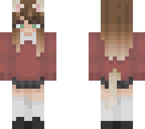 school girl neko