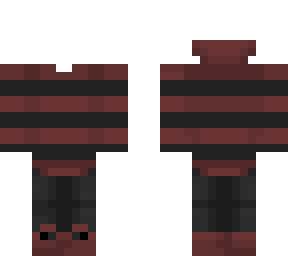 striped red sweater