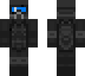 swat with blue gas mask