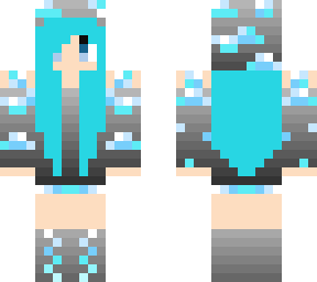 the diamond girl (with blue hair;)