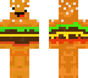 thebluberrysky's burger skin but with googly eyes