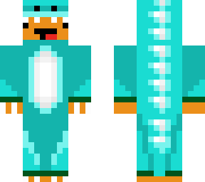 turquoise pj dino