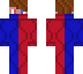 blue and red