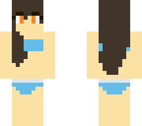 blue bikini girl