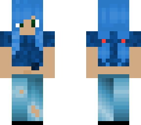 blue girl