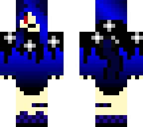 blue wolf girl (upgraded)