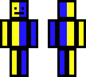 blue yellow