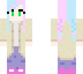 bubblegum haired girl