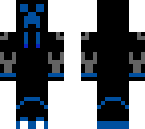 creeper in blue jacket