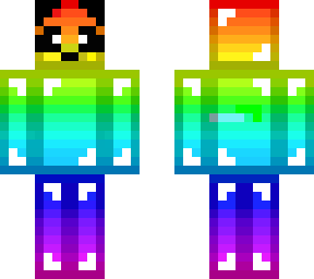 cute rainbow panda skin