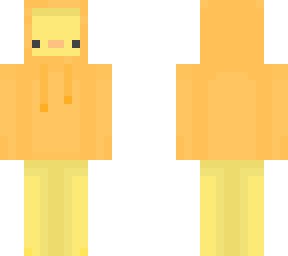 duck orange hoodie
