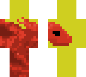 fire dragon pixel art