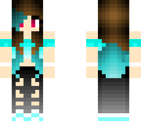 girl with blue hair