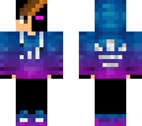 half ender galaxy hoodie boy