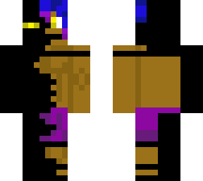 kiel fading into a yellow eyed enderman