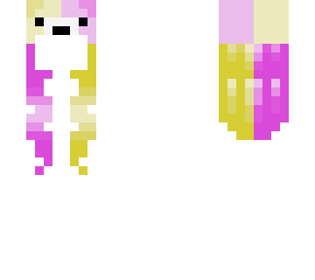 pink and yellow bear hat hb read despcription