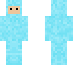 pixelated aqua suit