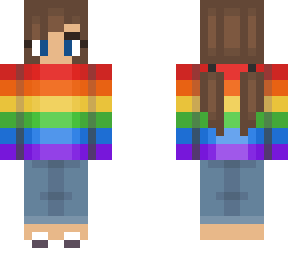 rainbow girl