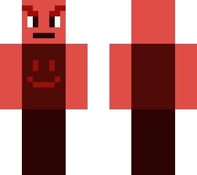 angry smile.
