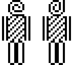 black and white (if you like a simple skin)