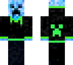 blue creepy gamer