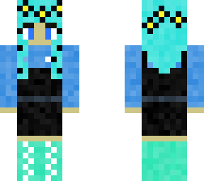 blue girl