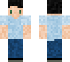 blue shirt summer boy