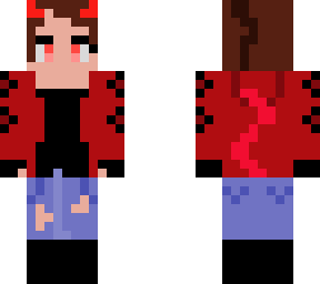devil girl edit with red flannel