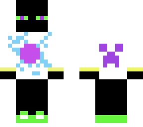 ender boi wearing frozen plasma mearch