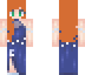 fancy blue dress