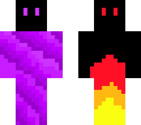 fire and enderman