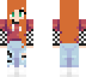 fixed checkered hoodie