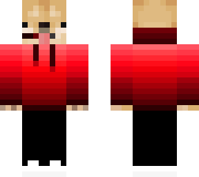 gamer doge with red hoodie