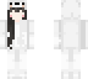 kawaii polar bear onesie girl v5