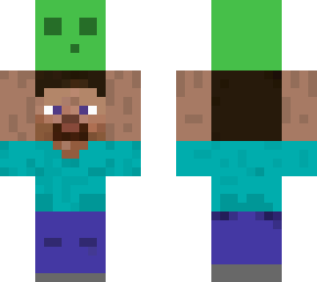mini steve carrying slime