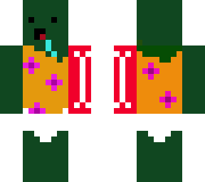 my sister's noob baby zombie skin