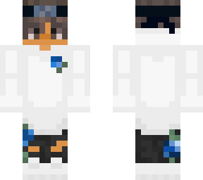 Fixed Badlion Mask Blue Rose Minecraft Skin