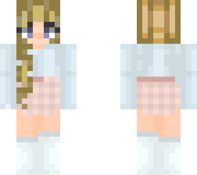 not mine just has blonde hair and blue eyes