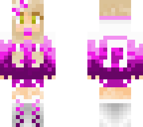 pink music girl- shoutout to silentroseowo