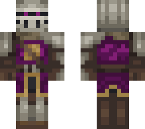 purple knight with eyes