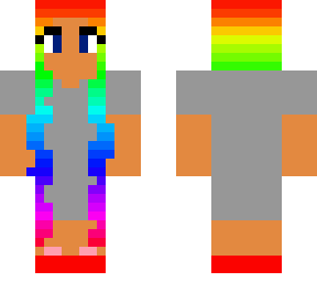 rainbow girl