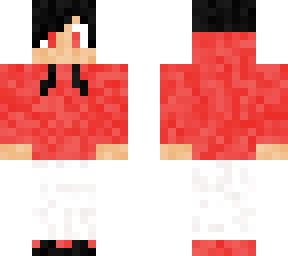 skin *****,blanco y rojo