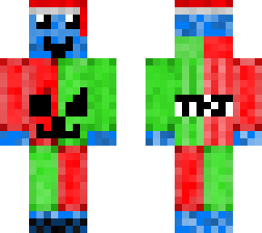 smiling blue creeper (christmas version)