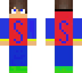 superman skin with blue headphones