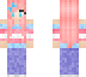 trans flag girl