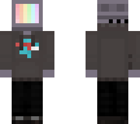 TV Mr. Beast Logo Minecraft Skin