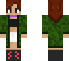 army jacket girl