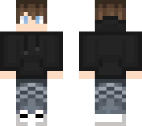 black parka casual