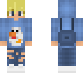 blond duck dude lol